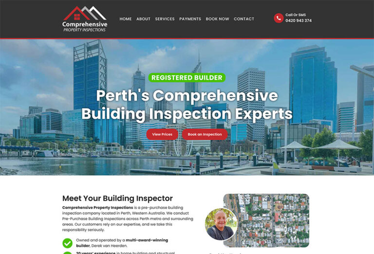 Comprehensive Property Inspections Website