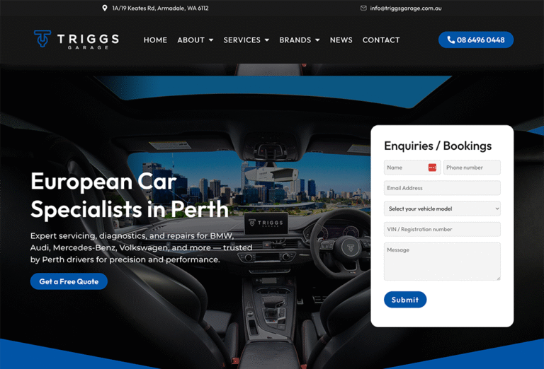 European Car Specialist Website
