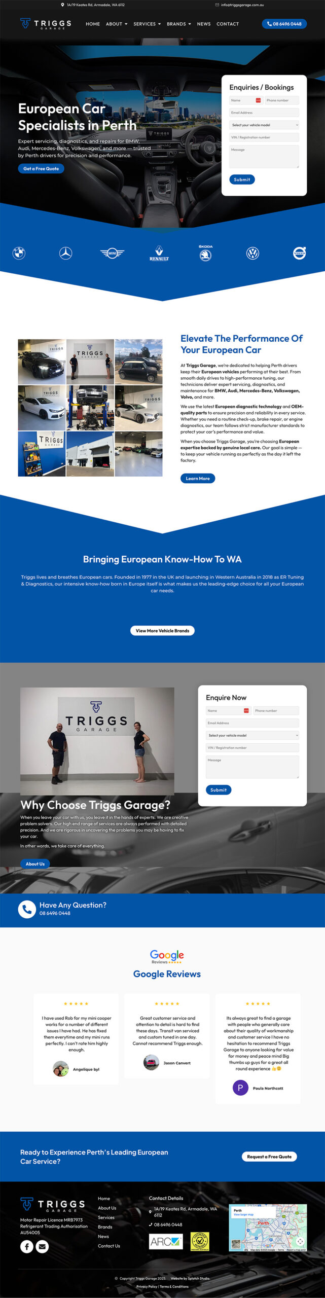 European Car Specialist Website