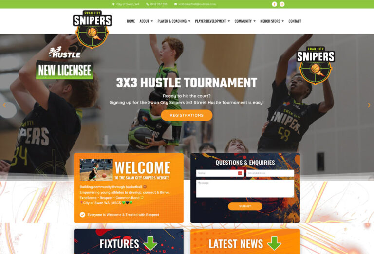 Local Basketball Club Website