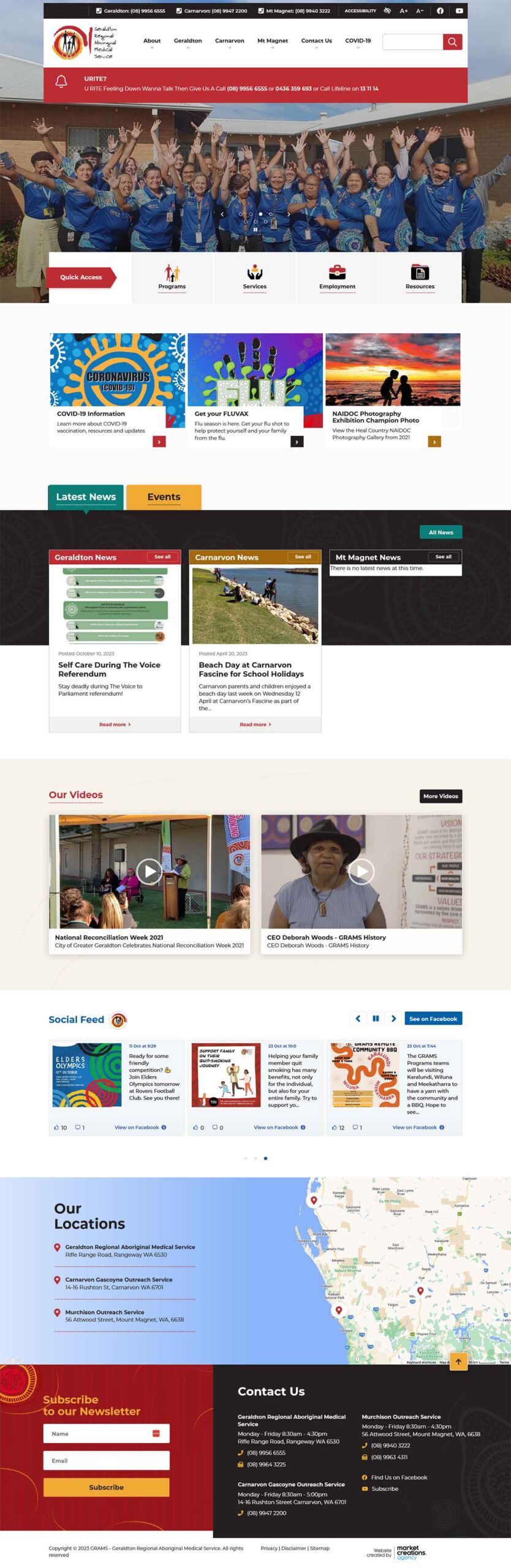 Carnarvon Medical Service Aboriginal Corporation Splotch Studio