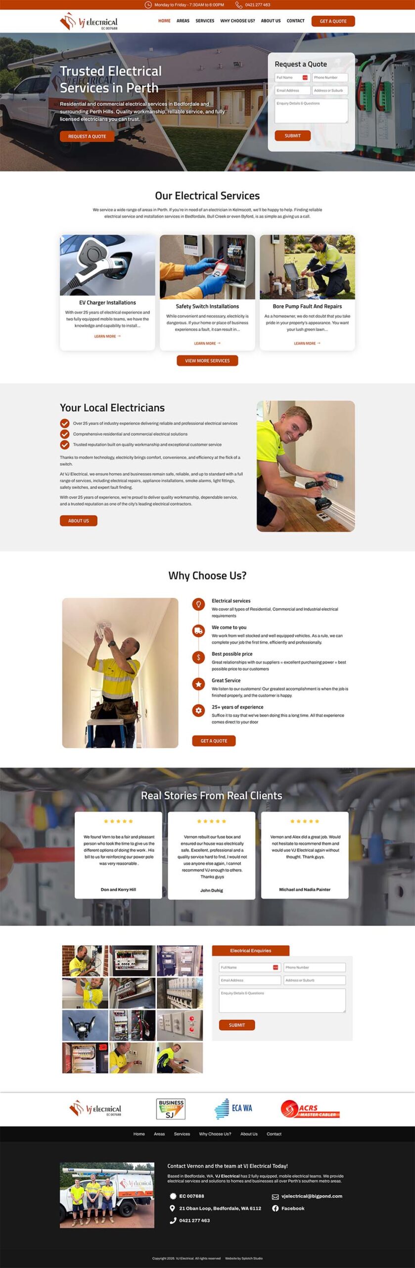 electrical services perth