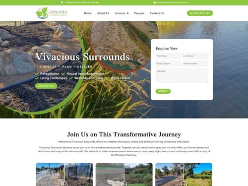 Landscaping Business website designs