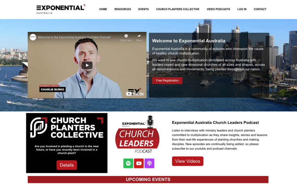 ministry website designs