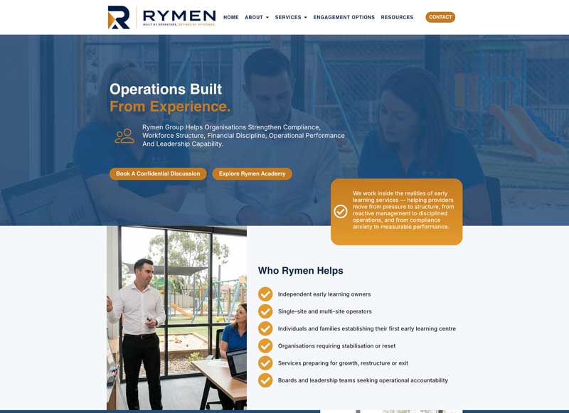 consultant website design