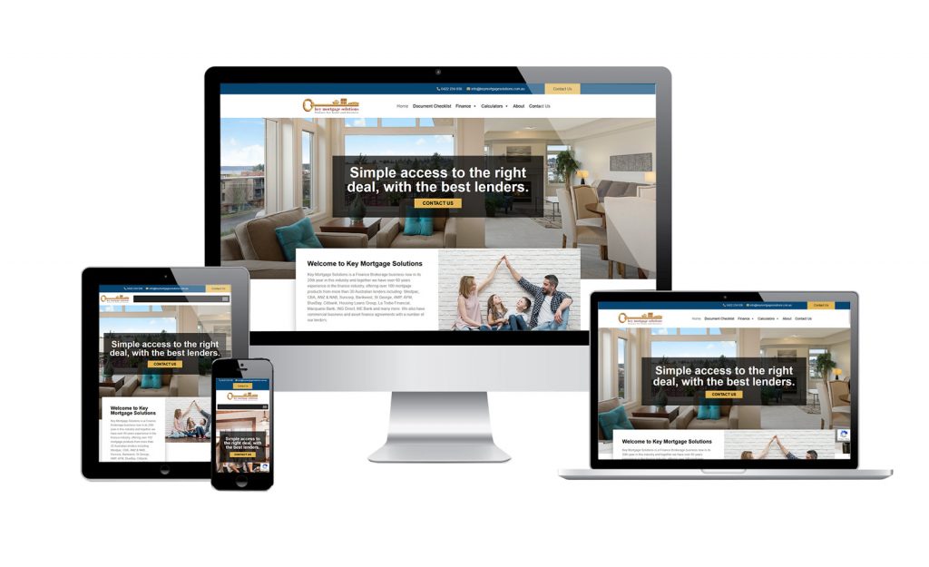 website design for mortgage broker